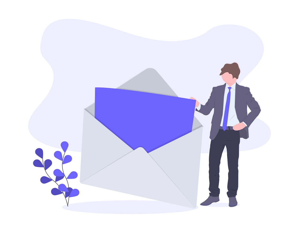 Contact mail illustration
